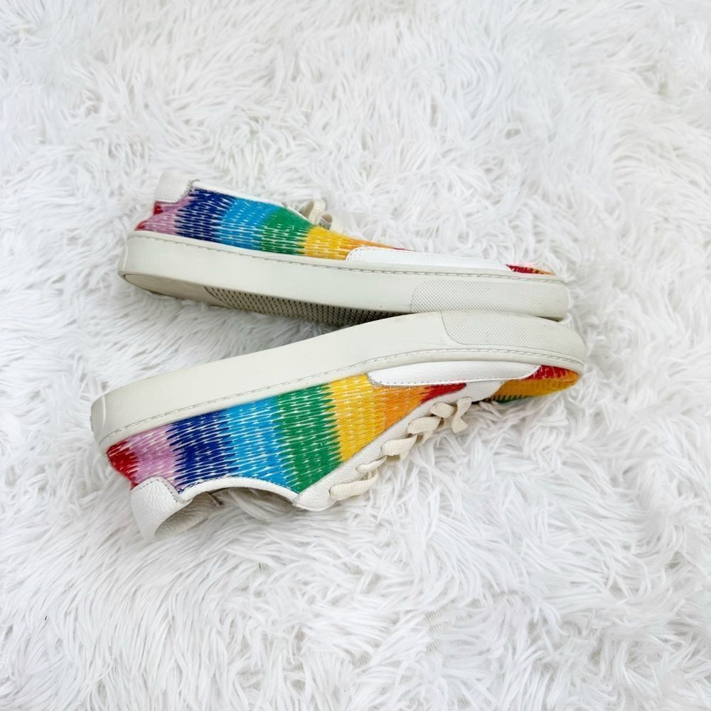 Soludos Ibiza Rainbow Leather Sneakers - Picture 5 of 10